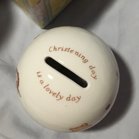 Royal Doulton Winnie the Pooh Christening Bank - IOB - Picture 5 of 11